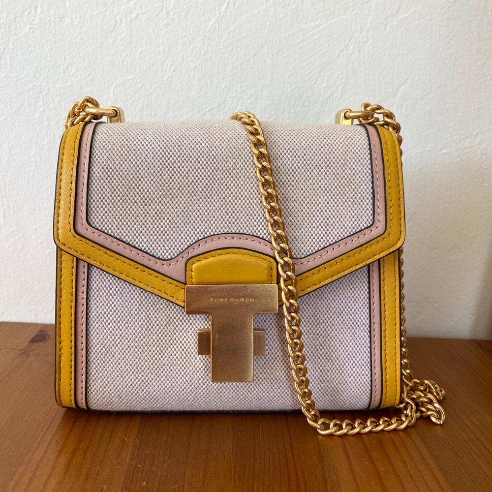 Juliette Canvas Mini Bag In Golden Crest